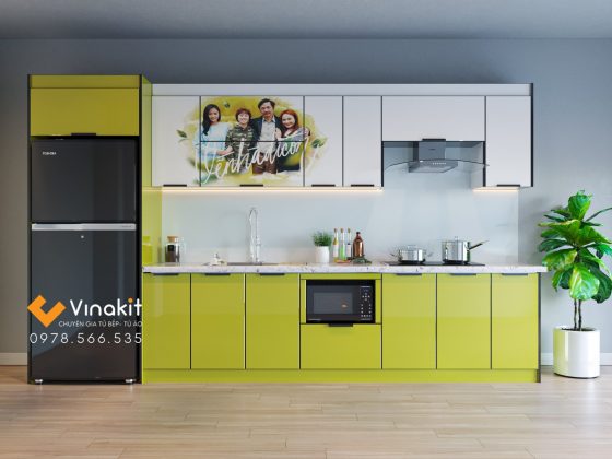 Tủ bếp nghệ thuật Vinakit có thẩm mỹ độc đáo